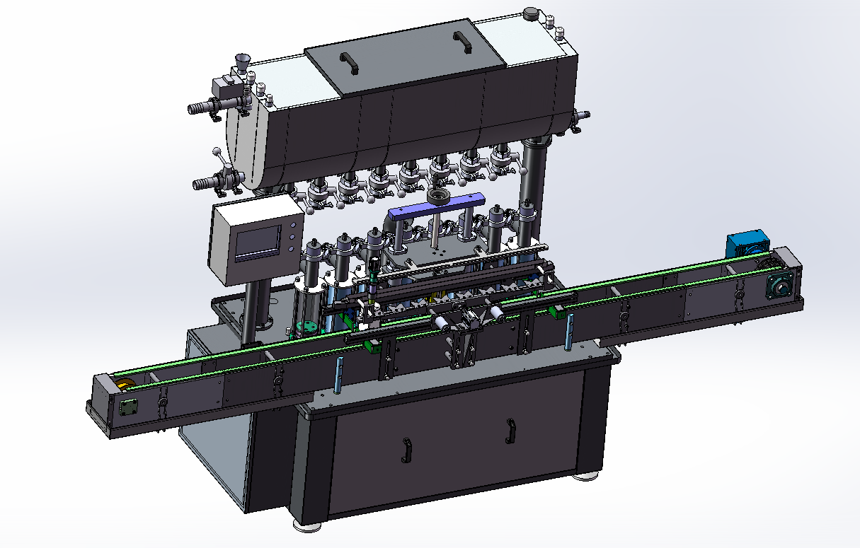 8 head bottle filling machine